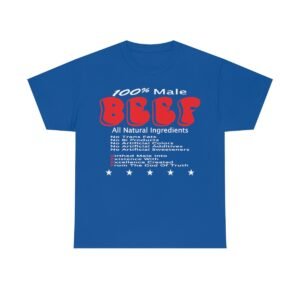 Men T-Shirt 100% Male BEEF Cotton Shirts
