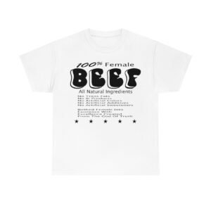 Women Tee Shirt 100% Female BEEF Cotton Shirts