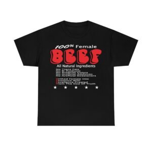 Women Tee Shirt 100% Female BEEF Cotton Shirts