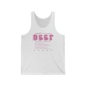 Women Tank Top 100% Female BEEF Cotton Shirts
