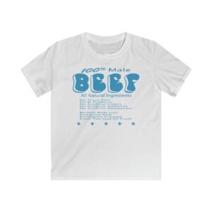 Kids Boys T-Shirt 100% Male BEEF