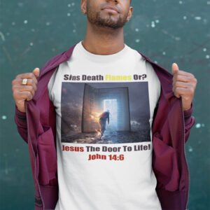 Jesus The Door To Life Christian T-Shirt