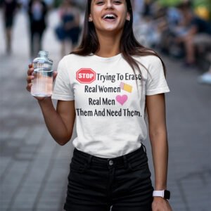 Stop Trying To Erase Real Women T-Shirts