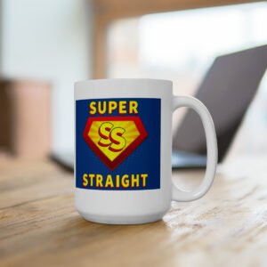 Super Straight Celebrate Living Super Straight Ceramic Mug 15oz
